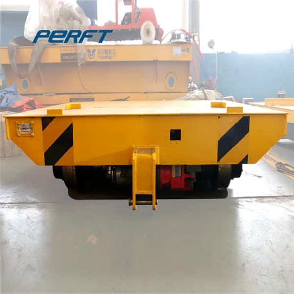 electric flat cart for die plant cargo handling 200 ton